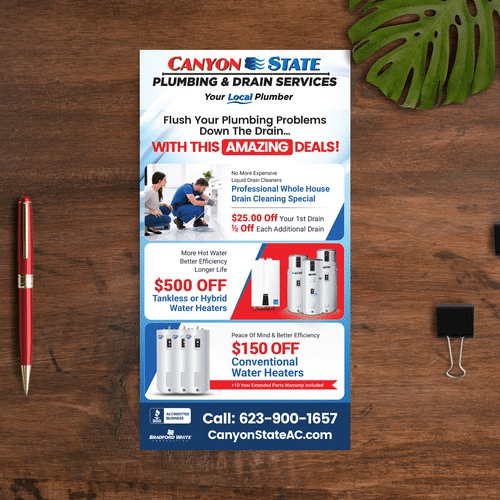 plumbing print marketing ads