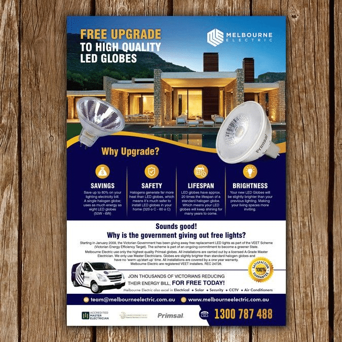 An ad in a magazine.