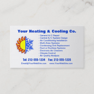 Business card advertising.