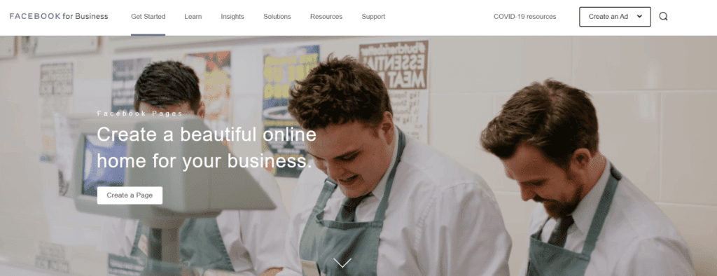 Facebook for Business.