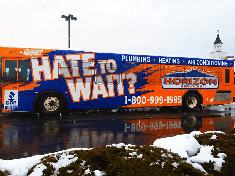 A mobile billboard