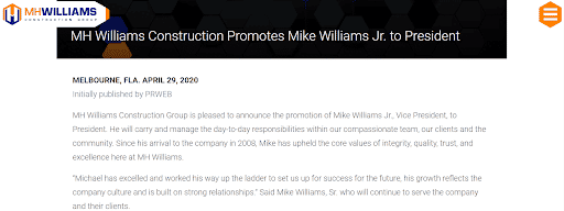 MH Williams