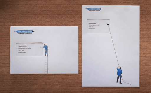 Envelope design.