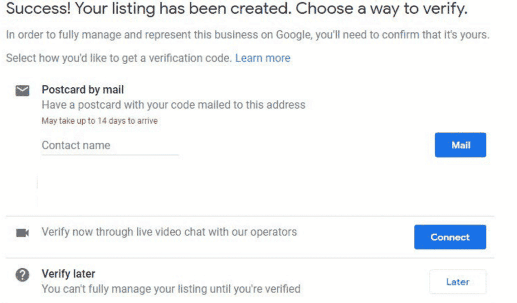 GMB Verification