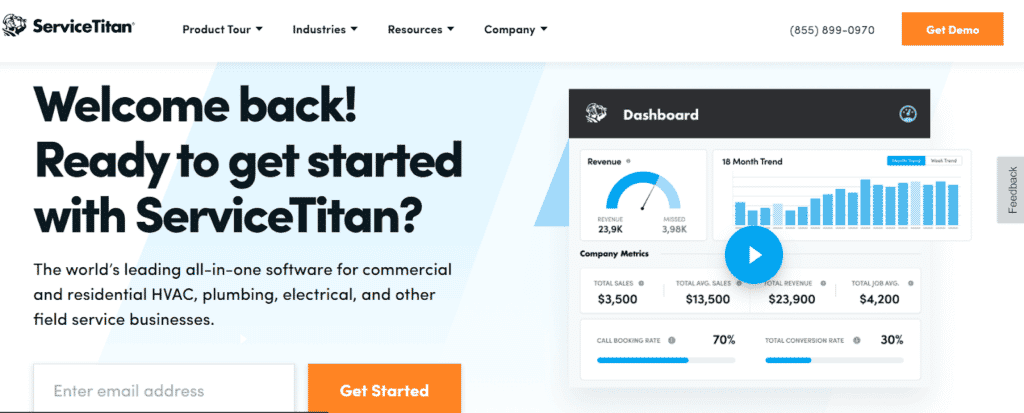 Sevice Titan website.