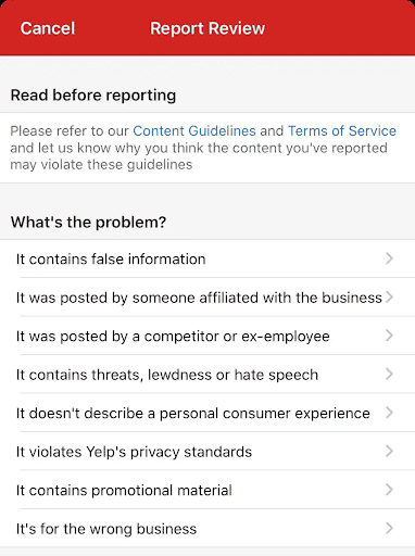 Removing and managing reviews