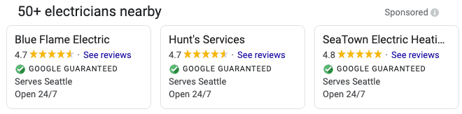 Business listing.