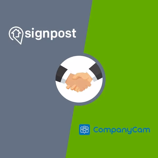 Signpost and CompanyCam Announce Partnership