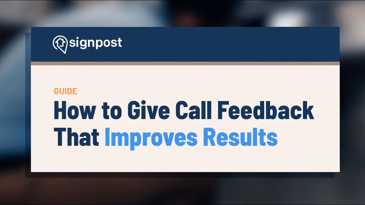 How to Give Call Feedback That Improves Results
