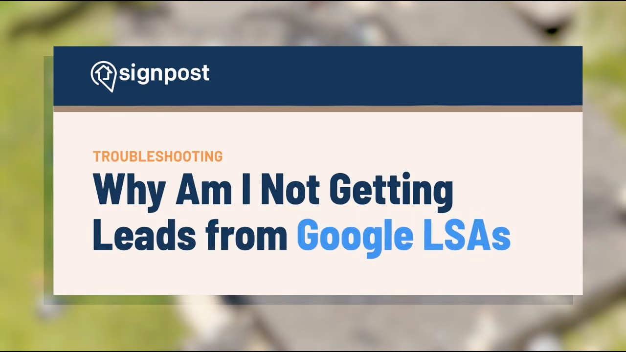 Why Am I Not Getting Leads From Google LSAs?