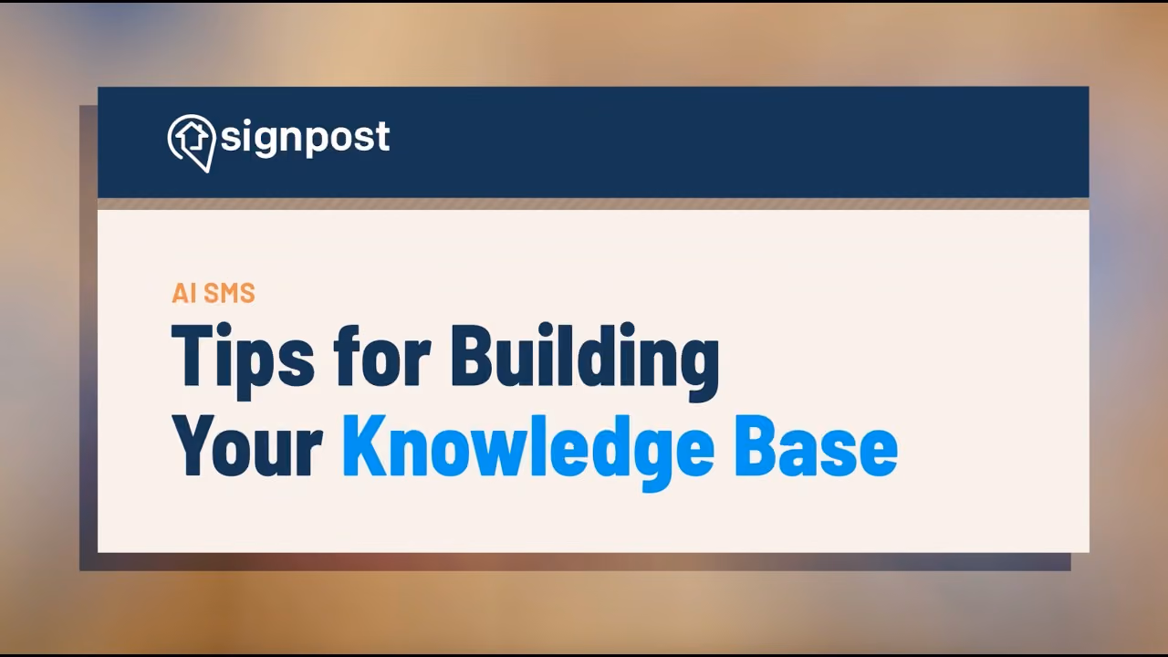 How to Build Your AI SMS Knowledge Base