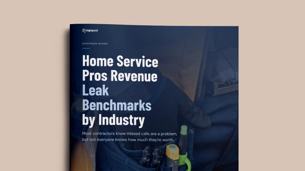 Home Service Pros Revenue Leak Benchmarks by Industry