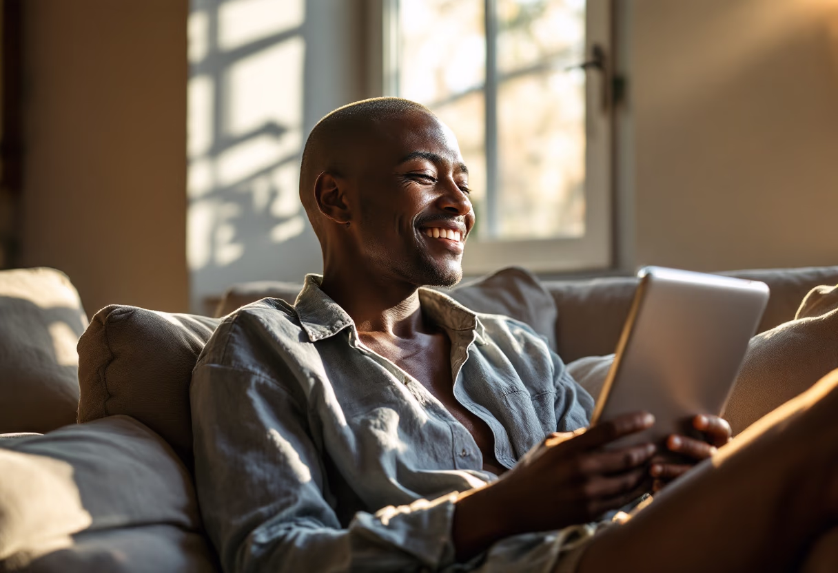 image of an individual using productivity software