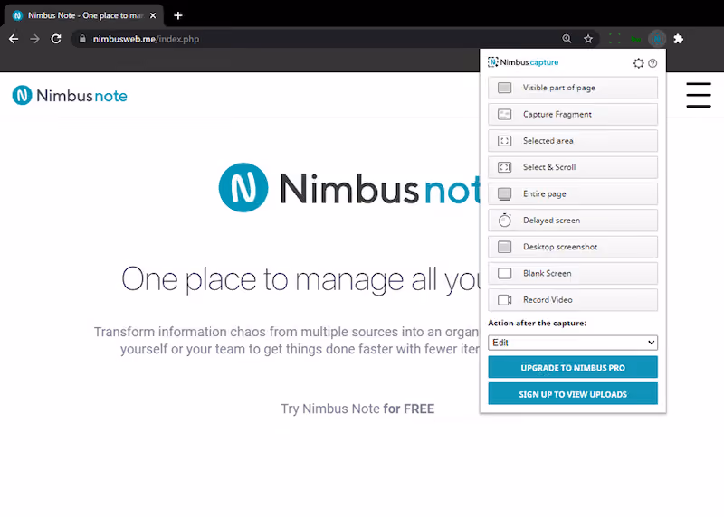 screenshot chrome extensions