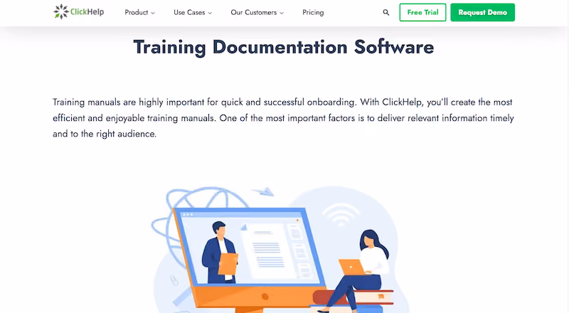 ClickHelp- training manual software
