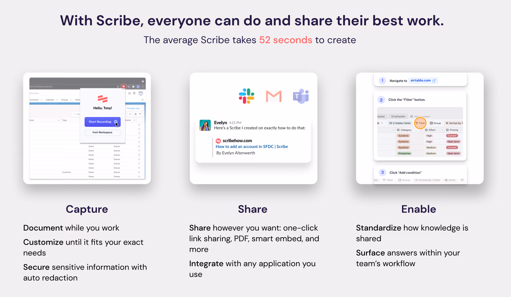 Scribe - technical documentation best practices