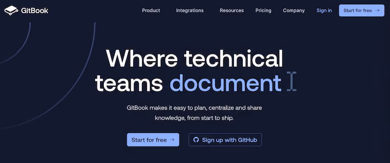 GitBook - Knowledge sharing