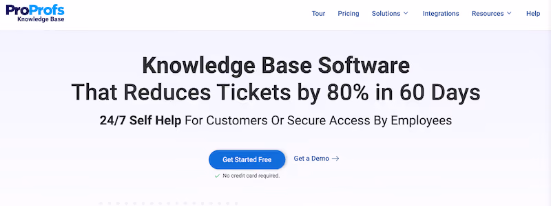 ProProfs Knowledge Base - Knowledge sharing