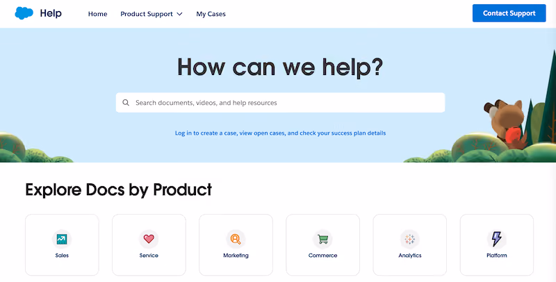 Salesforce knowledge base - knowledge management system examples