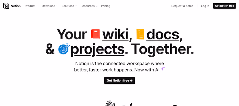 Notion - knowledge sharing tools