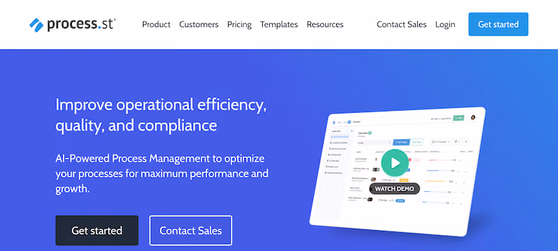 Process Street workflow documentation software