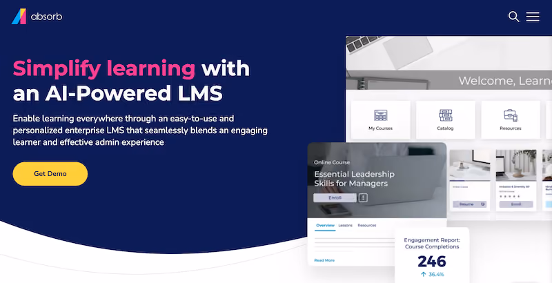 Absorb LMS - Employee training software