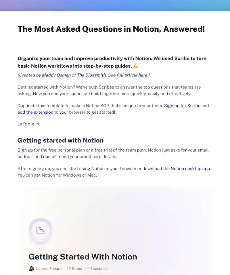 The Most Asked Questions in Notion, Answered! Project Documentation Best Practices