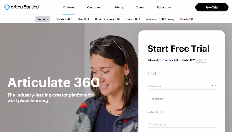 Articulate 360 - tools for instructional design