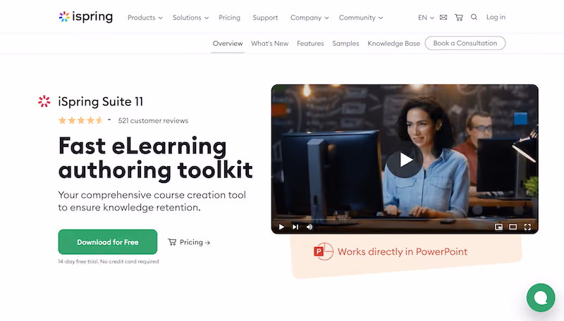 iSpring Suite - tools for instructional design