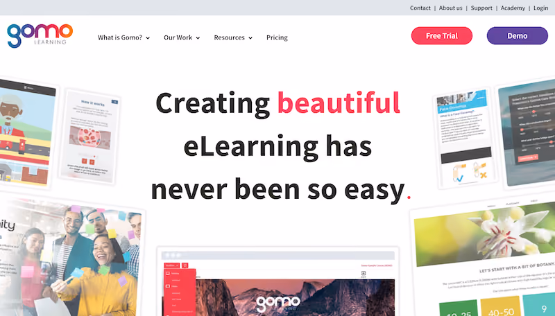 Gomo - tools for instructional design