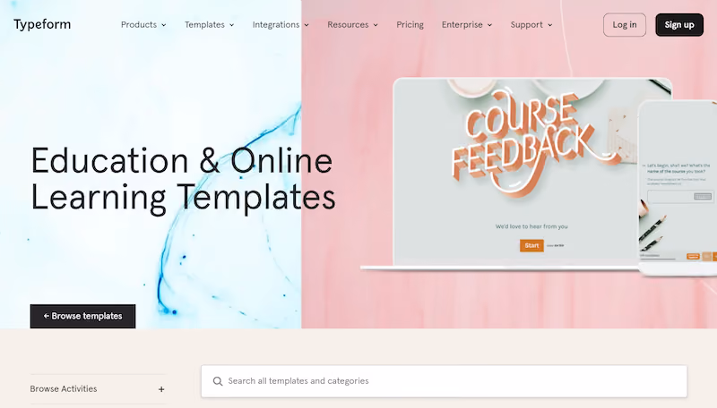 Typeform - tools for instructional design