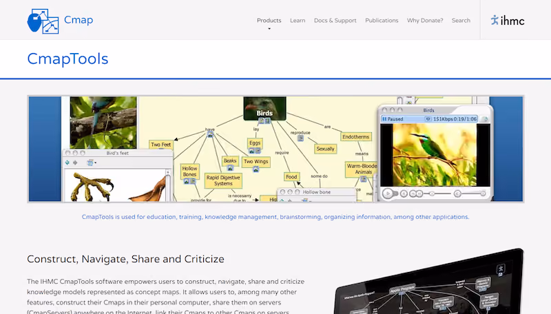 CmapTools - tools for instructional design