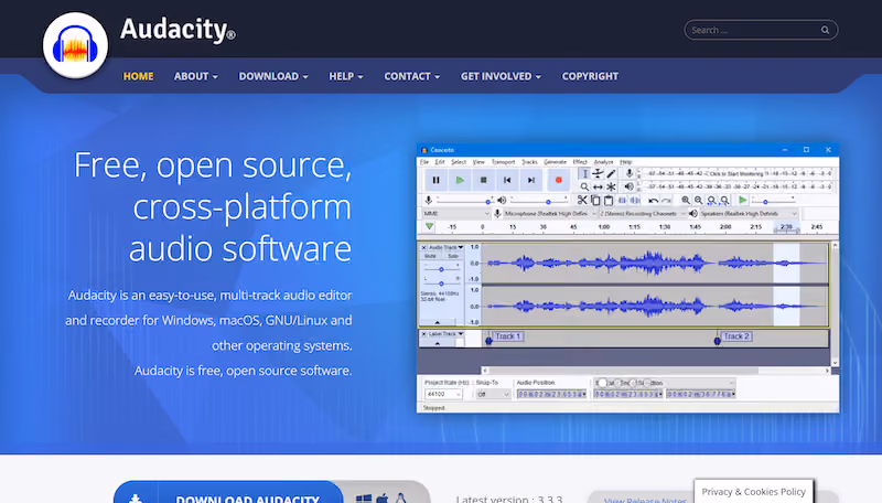 Audacity - tools for instructional design