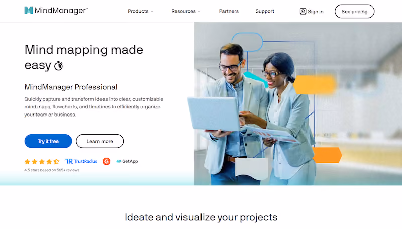 MindManager - tools for instructional design