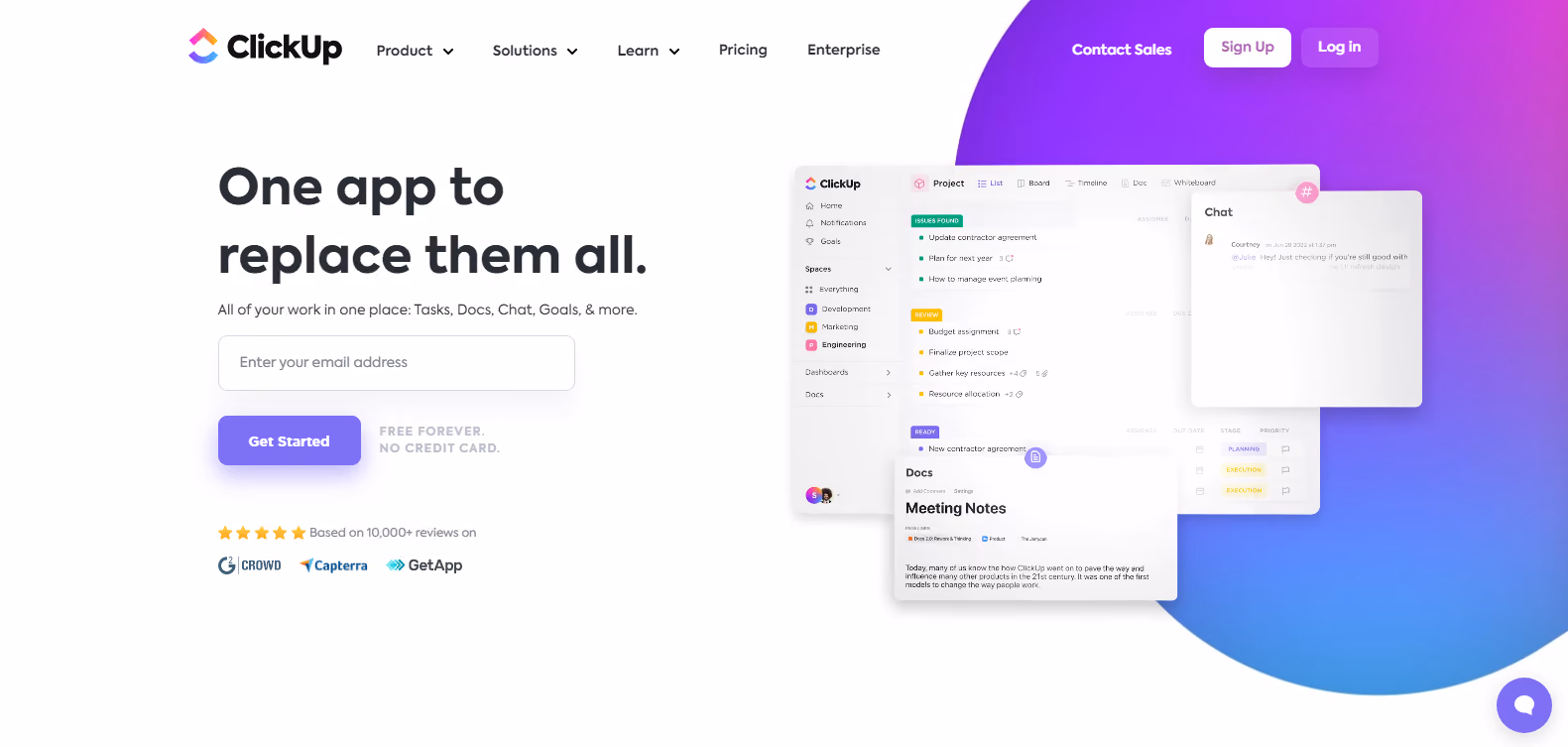 ClickUp - small business software