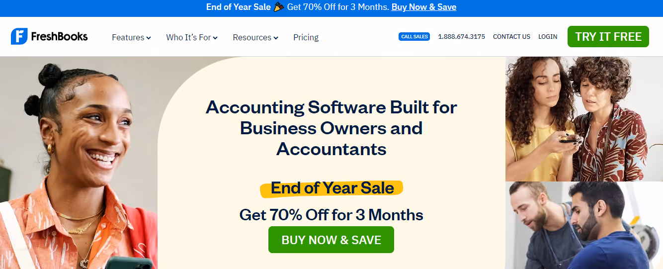 Freshbooks - small business software