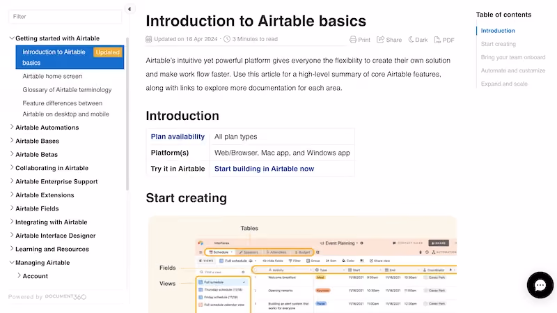 Airtable user manual - introduction to Airtable basics what is a user manual