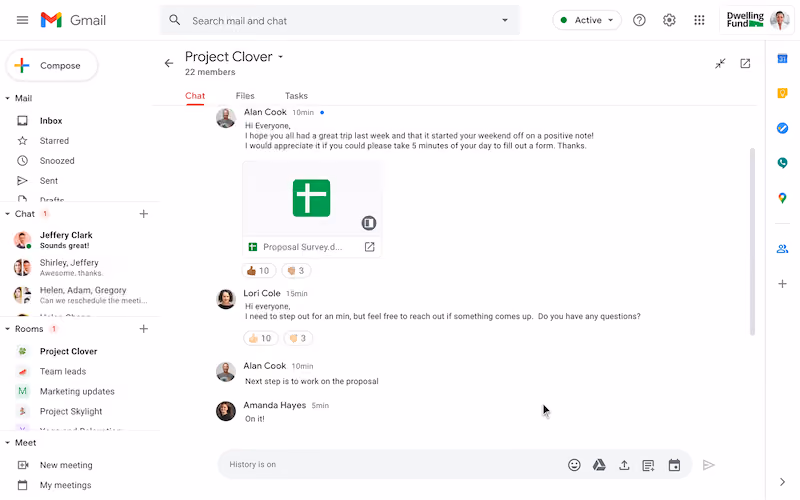 Google Workspace - collaboration tools