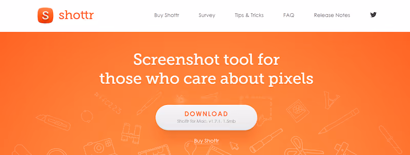 Shottr is a screenshot tool that captures long webpages for free.