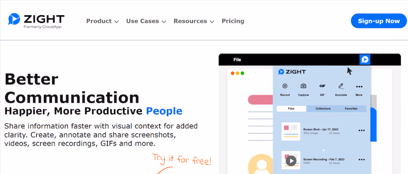 Zight is a Mac snipping tool that facilitates collaboration.
