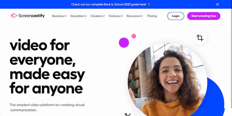 Screencastify is a snipping tool that enables you to create educational content.