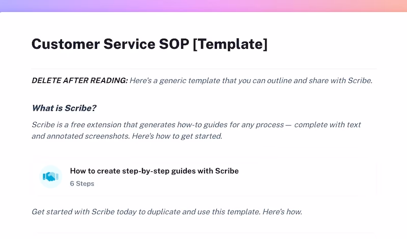 Scribe