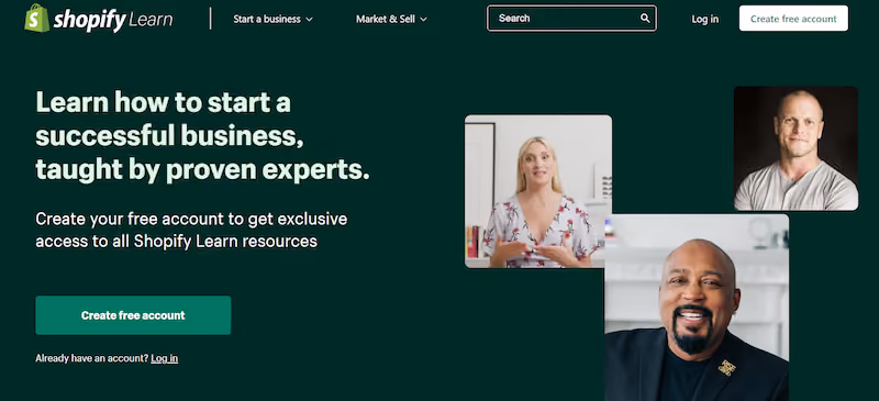 Shopify Learn - what is customer training?