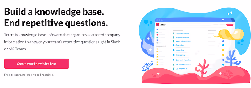 Tettra: software documentation Chrome extensions