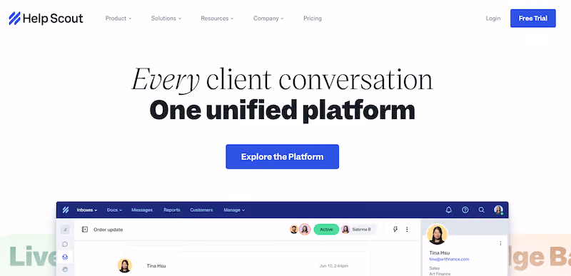 Help Scout - customer success chrome extension