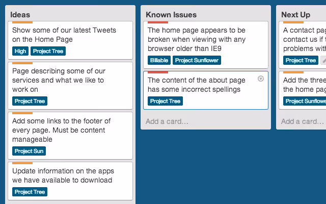 Projects for Trello - project documentation chrome extension