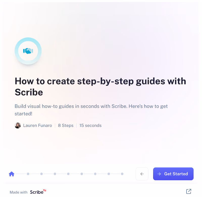 How to create step-by-step guides with Scribe