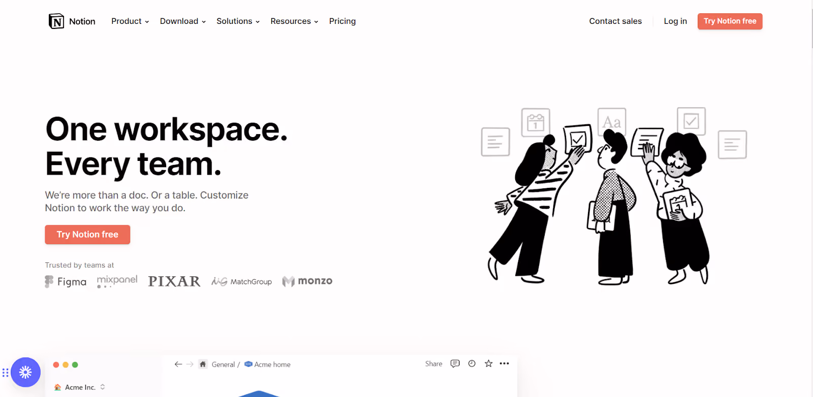 Notion free productivity tool