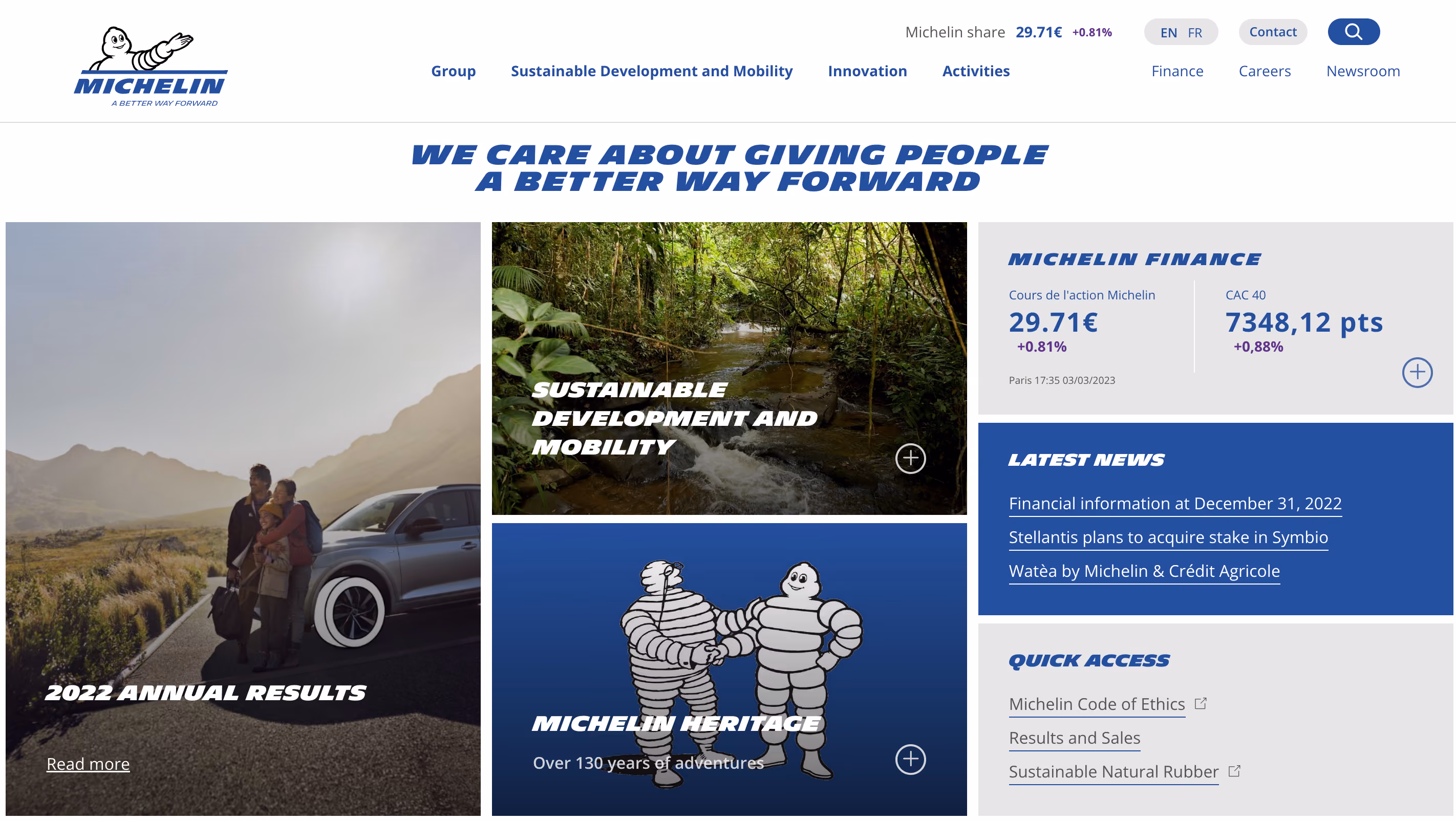 Digital Transformation Example: Michelin Solutions