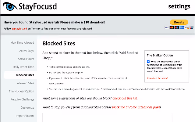StayFocusd — Productivity Chrome Extension